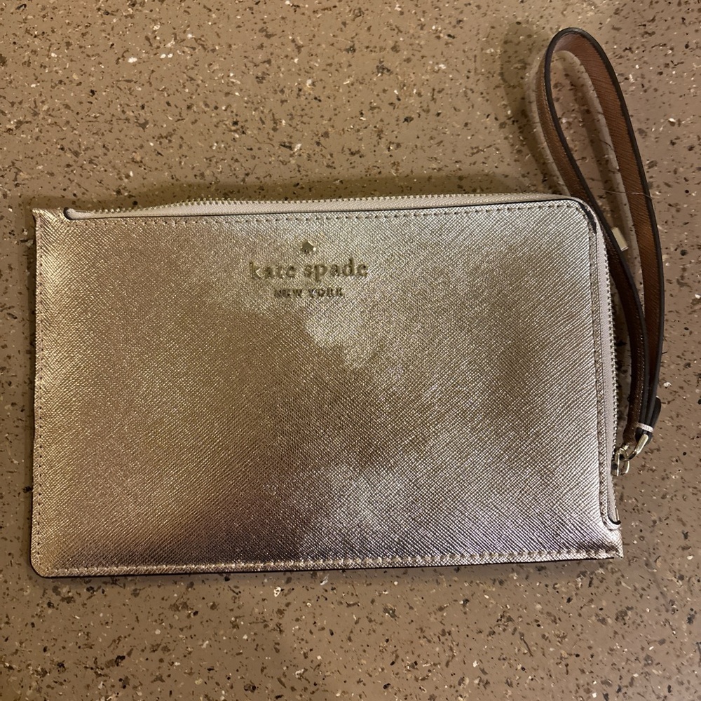 Kate Spade Rose Gold Wristlet